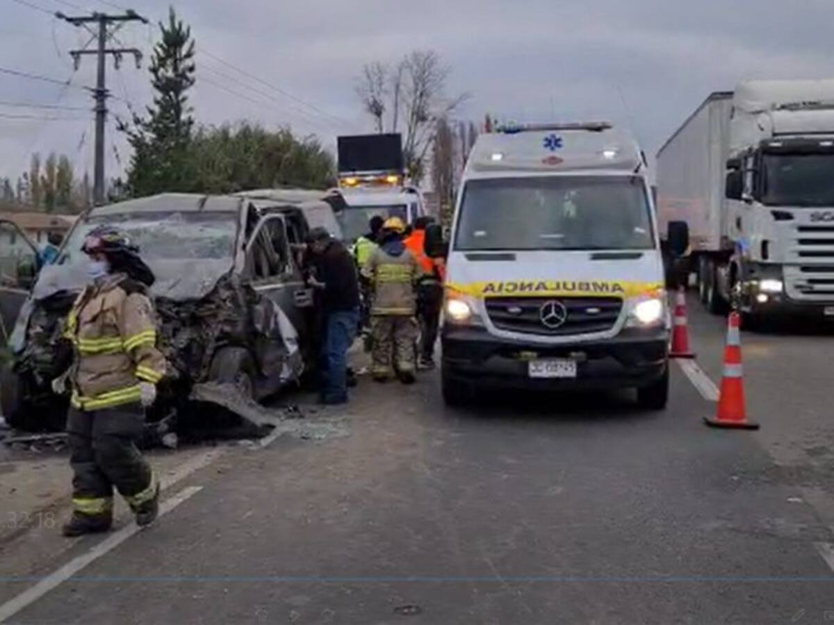 Villa Alegre: choque por alcance deja al menos 23 personas lesionadas