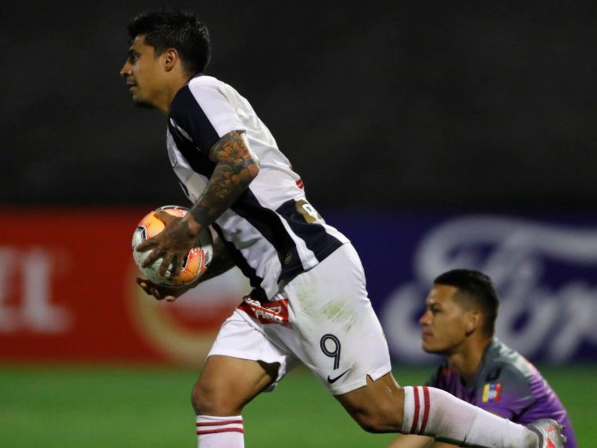 Pato Rubio anotó en el empate de Alianza Lima ante Estudiantes de Mérida por Copa Libertadores