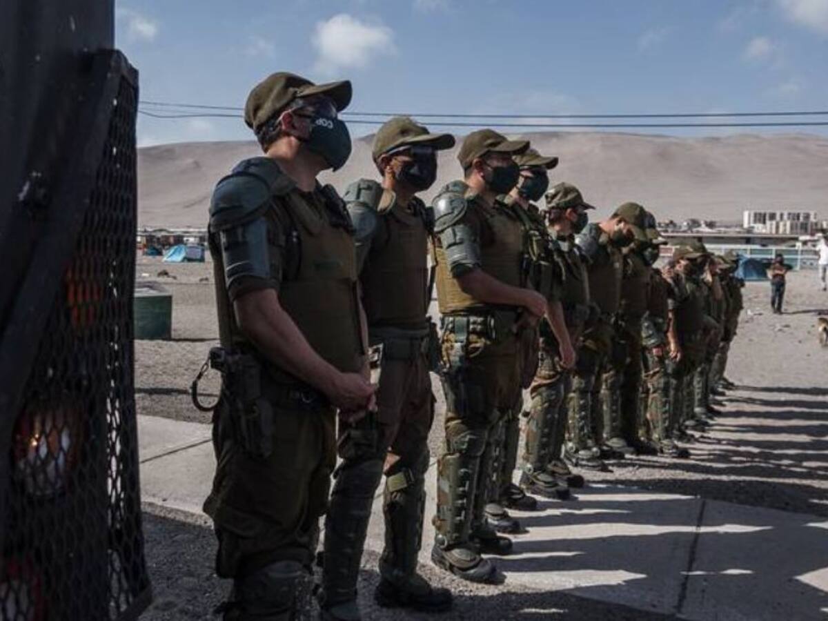 Arica: Carabineros descarta retirar unidades del cerro Chuño por amenazas del Tren de Aragua