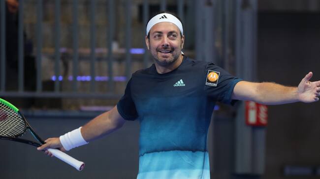 26 de Abril del 2019/SANTIAGO Nicolás Massú, durante el partido de Tenis Exibicion en Gran Arena Monticello.
FOTO:RDRIGO SAENZ/AGENCIAUNO
