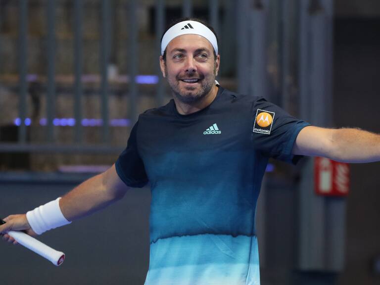 26 de Abril del 2019/SANTIAGO Nicolás Massú, durante el partido de Tenis Exibicion en Gran Arena Monticello.
FOTO:RDRIGO SAENZ/AGENCIAUNO