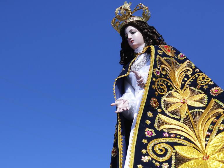 08 DE DICIEMBRE DE 2019/CASABLANCAImagen de la Virgen peregrina, en el marco de la peregrinacion al Santuario de Lo Vasquez, por el día de la Inmaculada Concepcion de Maria.
FOTO: LEONARDO RUBILAR CHANDIA/AGENCIAUNO
