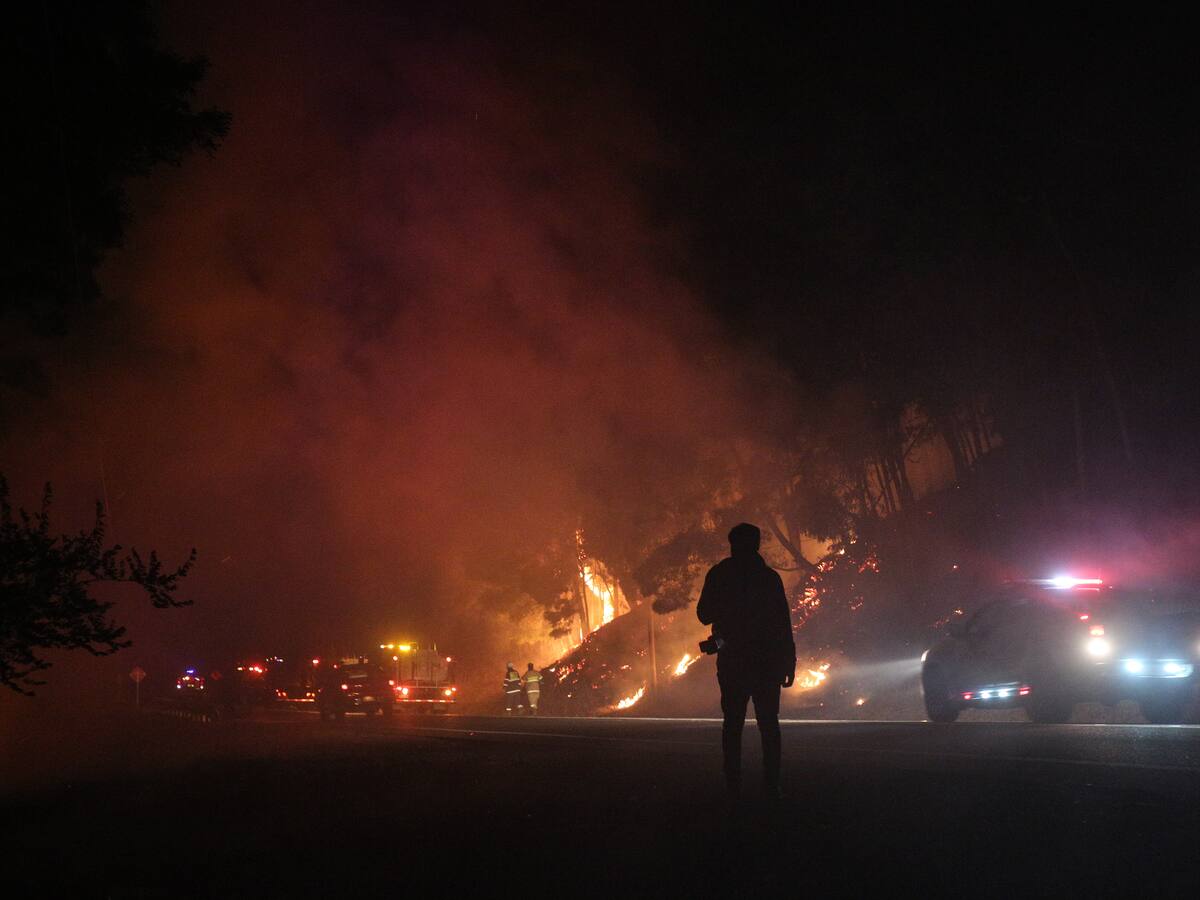 Por incendios forestales: decretan alerta roja en tres comunas de La Araucanía