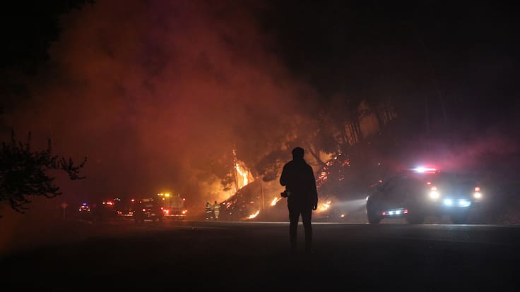 Formalizarán a dos personas por su eventual responsabilidad en el incendio forestal que afectó a Santa Juana en 2023