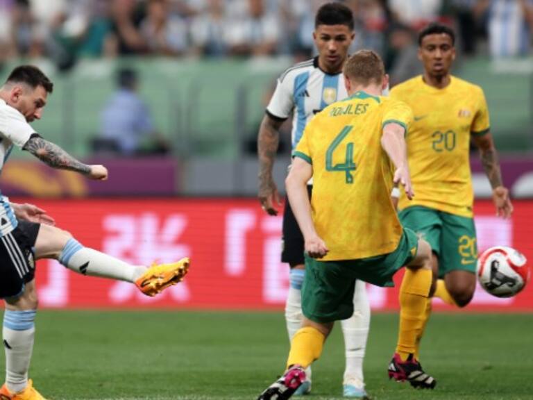 Lionel Messi anota el gol más rápido de toda su carrera en amistoso entre Argentina y Australia