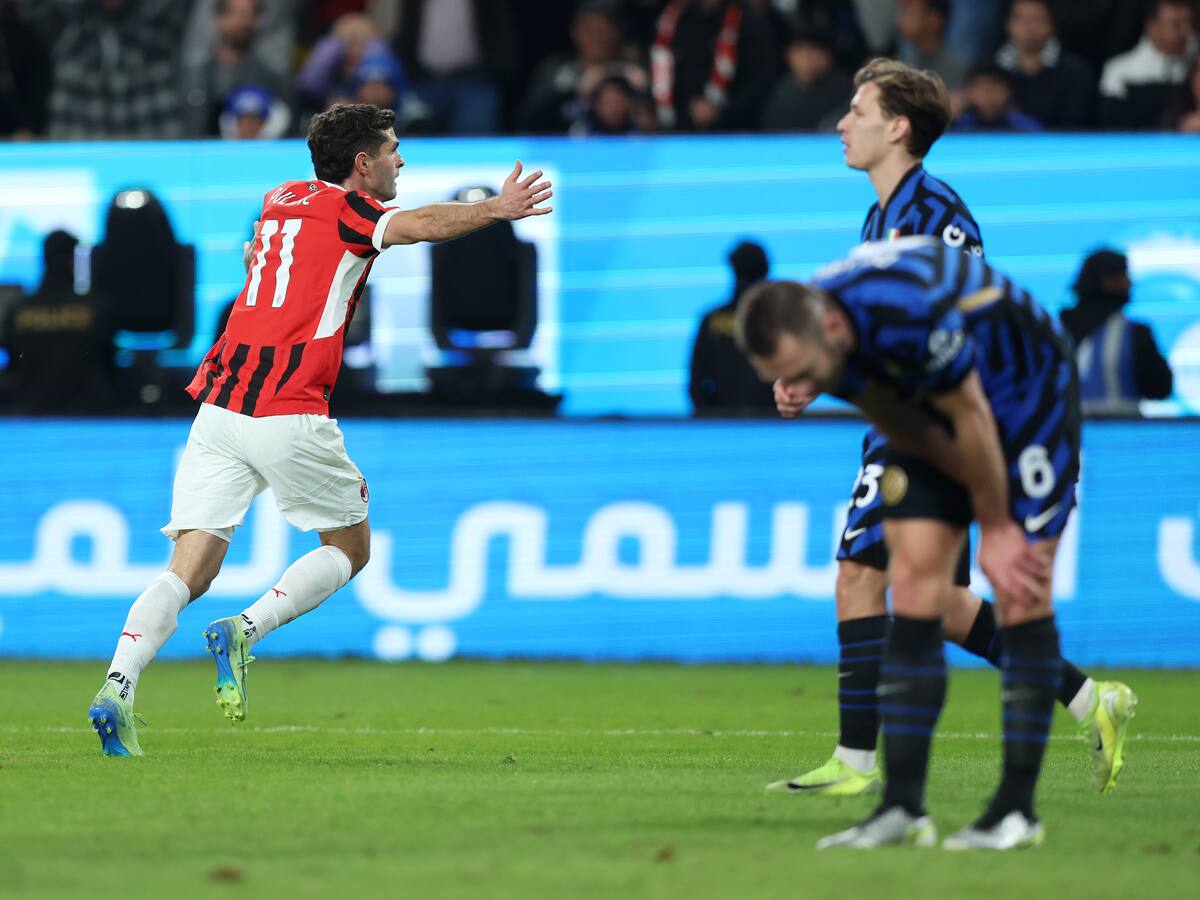 AC Milan da vuelta un partido increíble ante el Inter y se queda con la Supercopa de Italia 2025