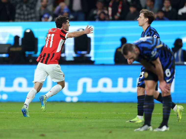 AC Milan da vuelta un partido increíble ante el Inter y se quedó con la Supercopa de Italia 2025 | Getty Images