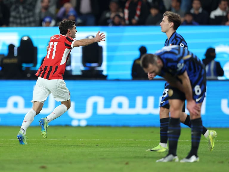 AC Milan da vuelta un partido increíble ante el Inter y se quedó con la Supercopa de Italia 2025 | Getty Images