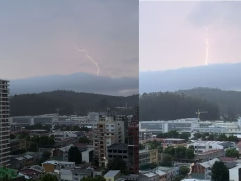 “Evite exponerse a riesgos”: activan alerta SAE por lluvia y tormentas eléctricas en tres regiones del sur de Chile