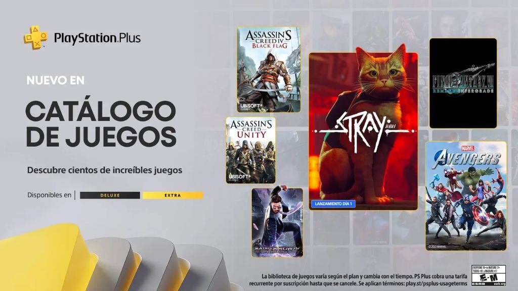 PlayStation Plus todos los juegos para Extra y Deluxe en el mes de julio