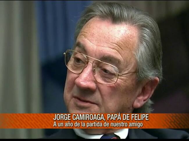 Jorge Camiroaga, padre de Felipe Camiroaga. Foto: Captura TVN
