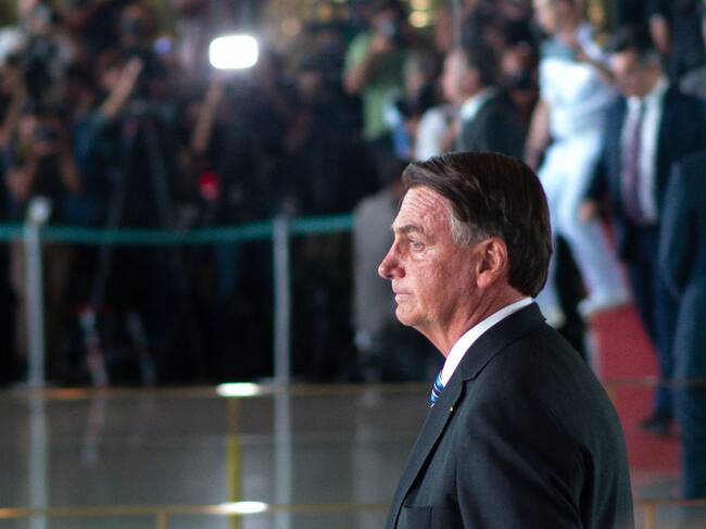 El exmandatario ultraderechista Jair Bolsonaro