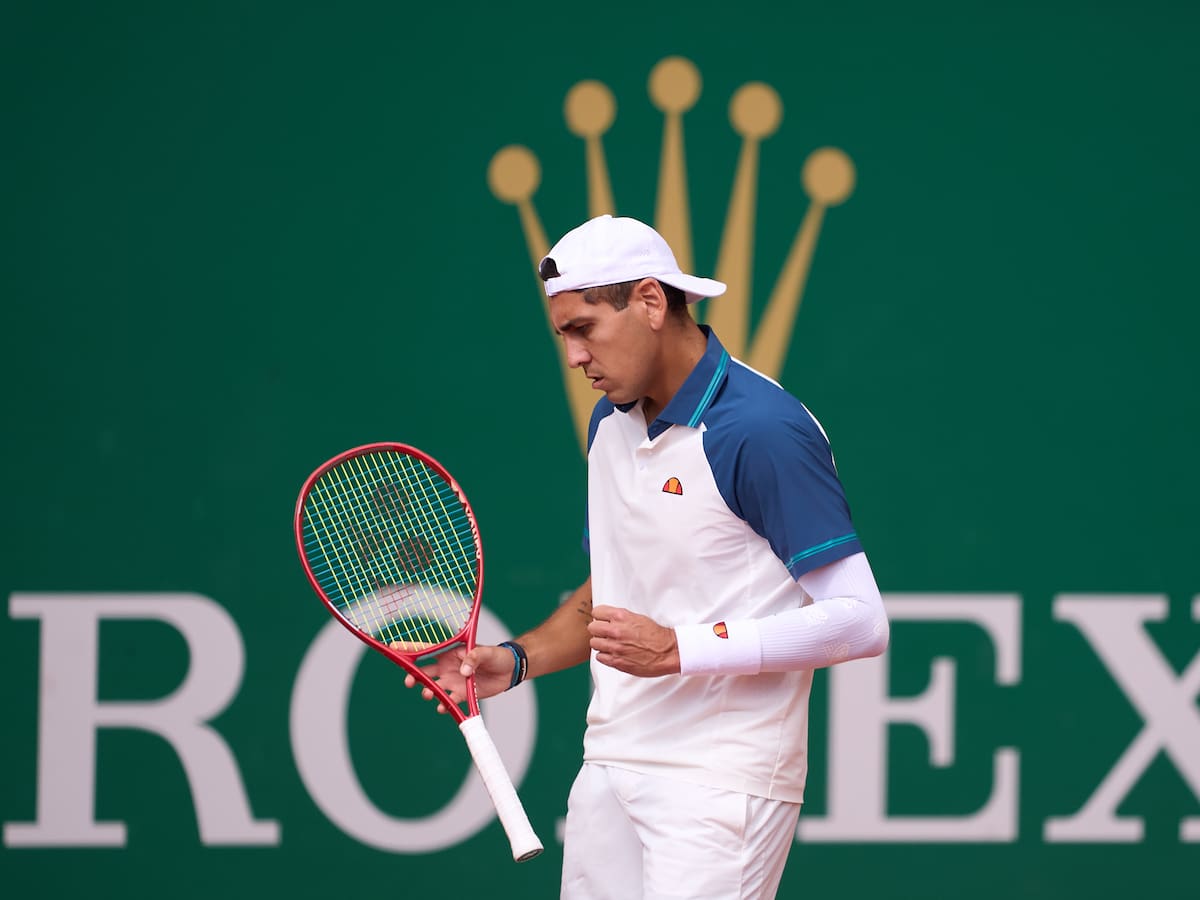 Para el olvido: Tabilo sufre tremenda paliza en una hora de juego y dice adiós al Masters de Roma