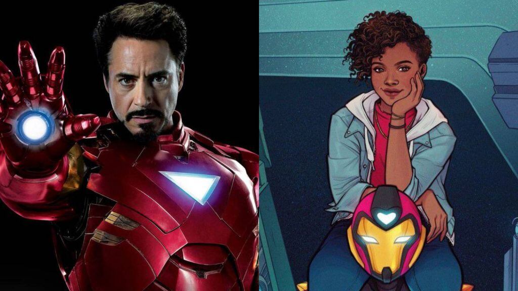 Robert Downey Jr - Iron Man - Ironheart Riri Williams - Marvel