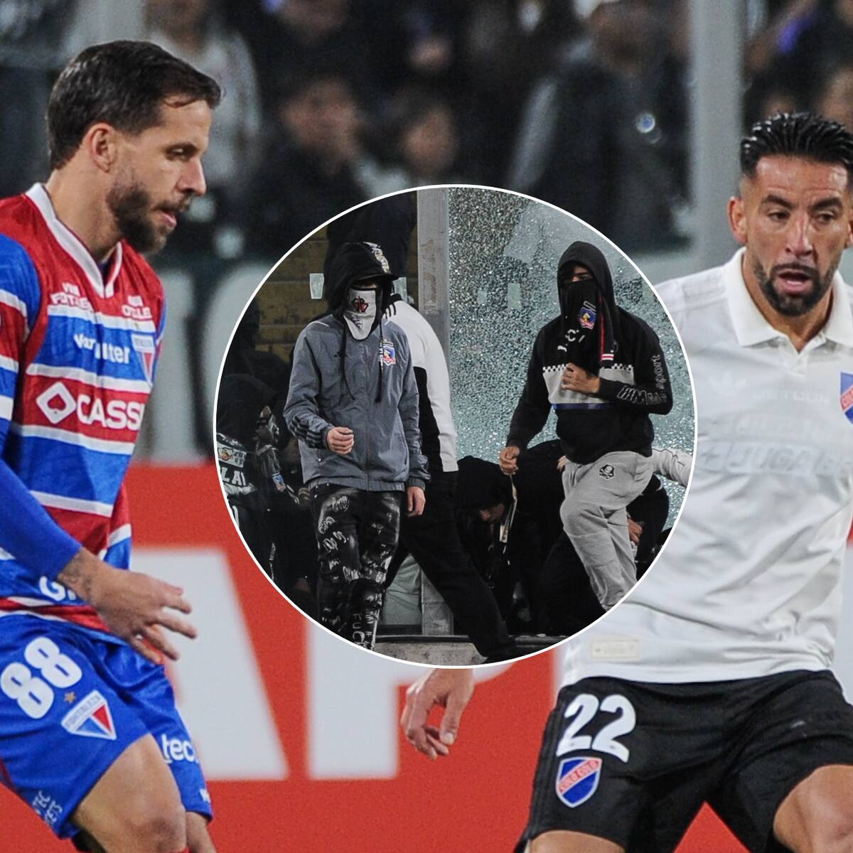 “Me asusté cuando se rompió el cristal; todos encapuchados...”: el duro testimonio de un jugador de Fortaleza tras cancelación del duelo con Colo Colo