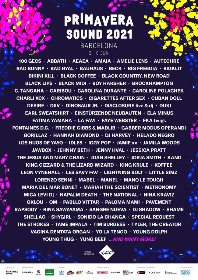Cartel de Primavera Sound 2021