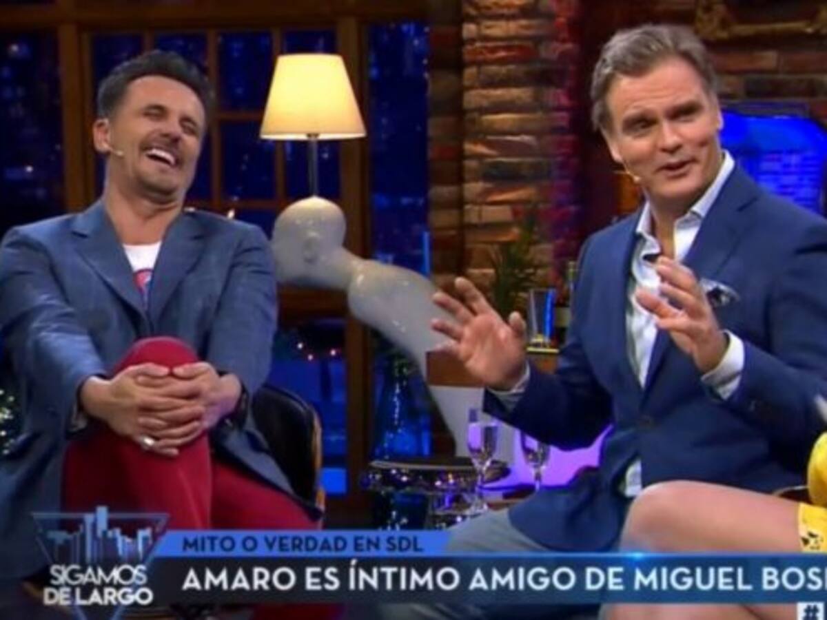 Amaro Gómez-Pablos confesó que Miguel Bosé lo invitó a pasar una noche juntos
