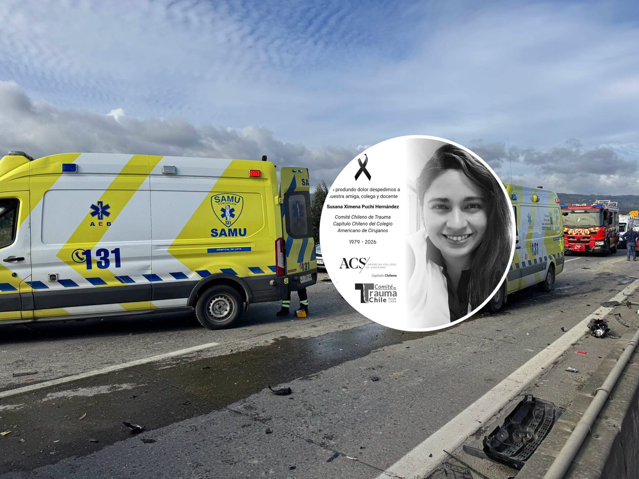 Enfermera accidente Coronel
