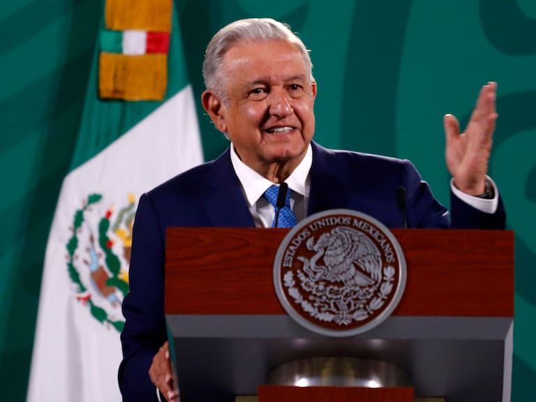 El presidente de México, Andrés Manuel López Obrador, ante la prensa