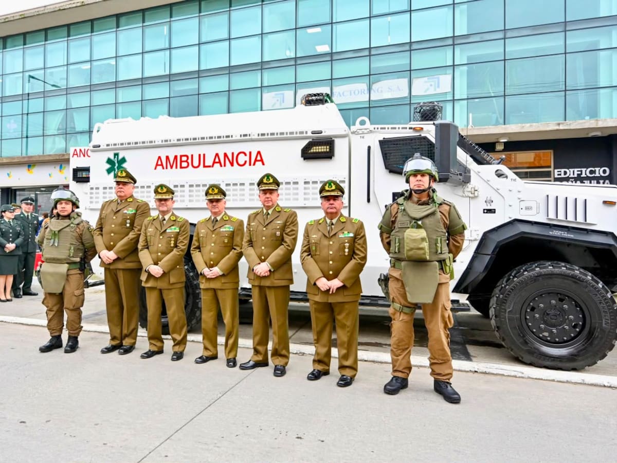 Con atención para PDI y Gendarmería: Carabineros inaugura centro médico y ambulancia blindada en la Macrozona Sur