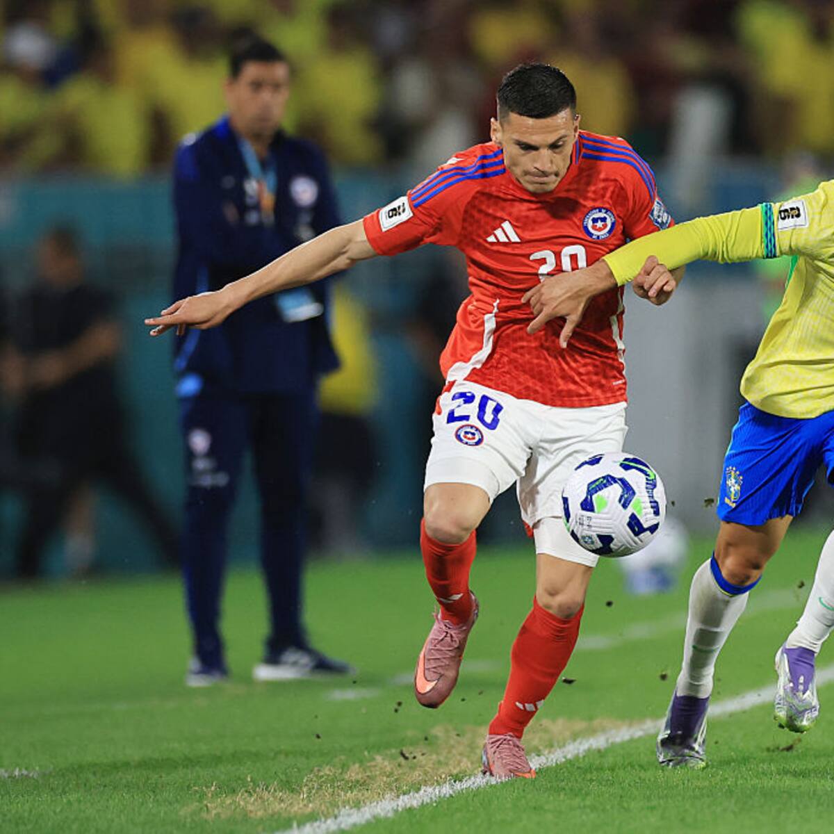 Brasil goleó a Chile en Río de Janeiro por la penúltima jornada de las Eliminatorias 2026