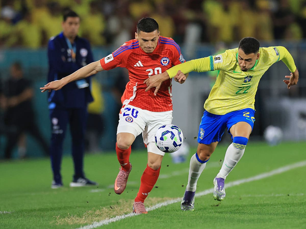 Brasil goleó a Chile en Río de Janeiro por la penúltima jornada de las Eliminatorias 2026