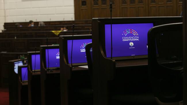 14 de ABRIL de 2022/ SANTIAGOHemiciclo de la Cámara de Diputados, durante la Sesión de Derechos Fundamentales en la Convención Constitucional, que se realiza en el ex congreso Nacional.
FOTO: Diego Martin/AGENCIAUNO