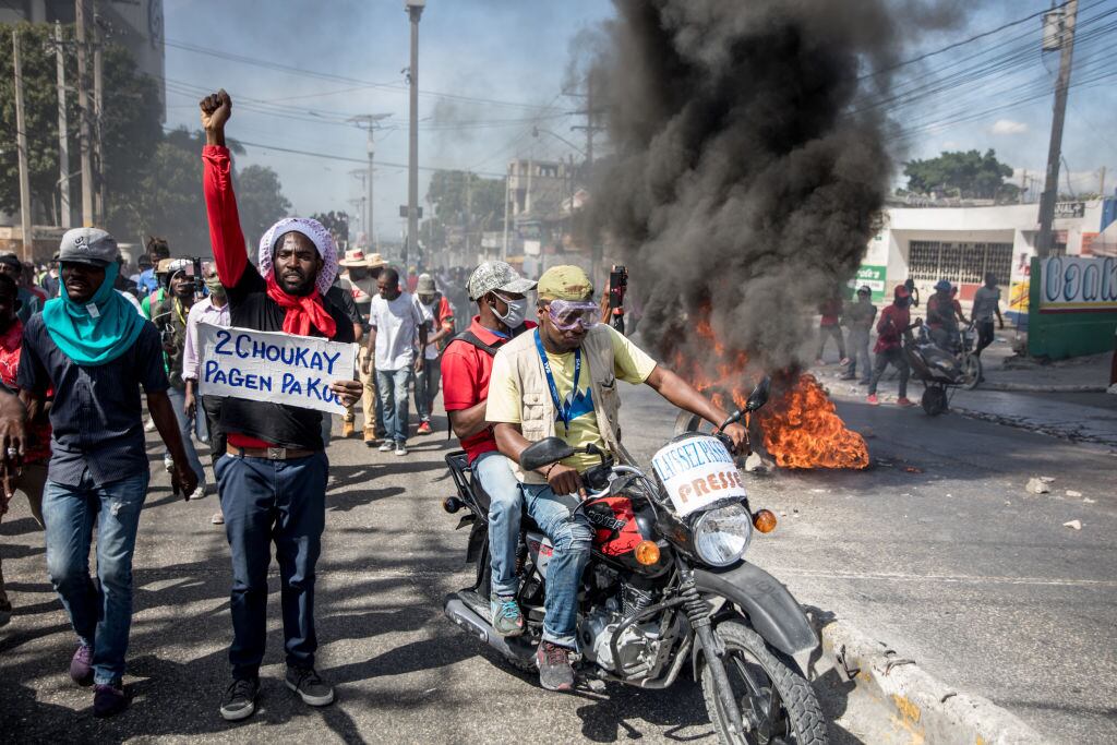 Manifestaciones contra el gobierno y el presidente de Haití