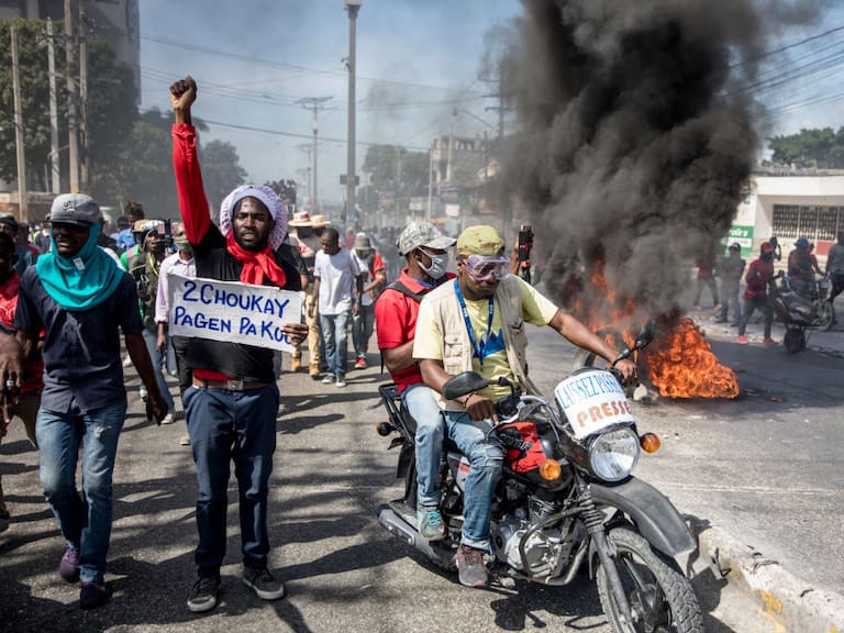 Manifestaciones contra el gobierno y el presidente de Haití