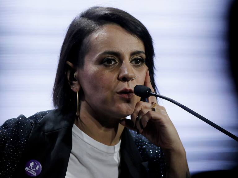 26 DE FEBRERO DE 2019/VIÑA DEL MARConferencia de prensa de Jani Dueñas luego de su presentacion en la tercera noche de la versión 60 del Festival Internacional de la Canción de Viña del Mar 2019, realizado en el anfiteatro Quinta Vergara.
FOTO: LEONARDO RUBILAR CHANDIA/AGENCIAUNO