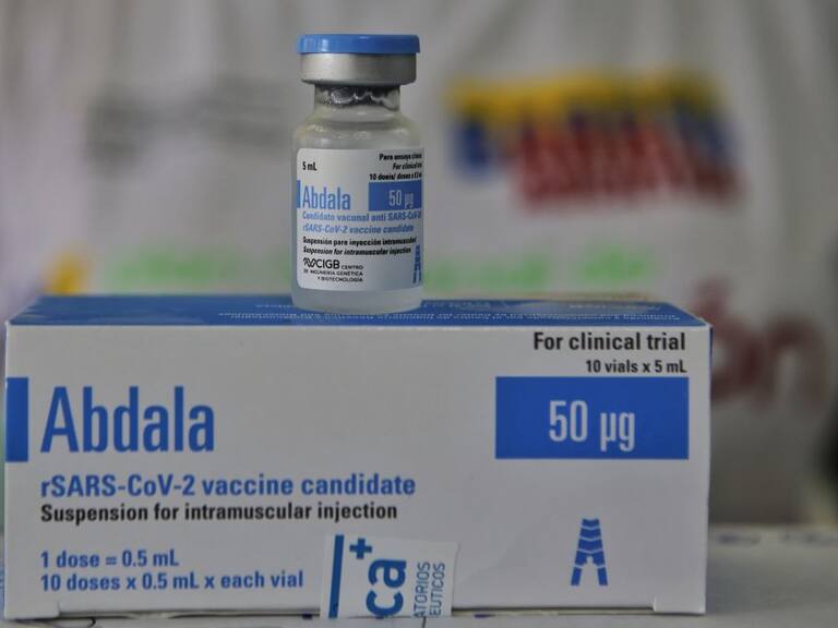Imagen del fármaco cubano Abdala contra el Covid-19