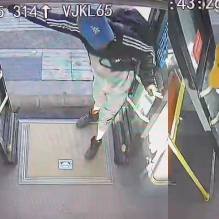 Caen dos miembros de “Las Gárgolas” tras asaltar a pasajeros de un bus RED en San Joaquín