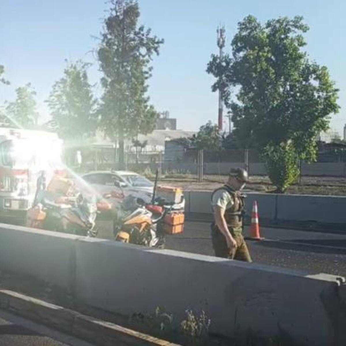 Impacto múltiple en Autopista Central deja varios atropellados y tránsito restringido