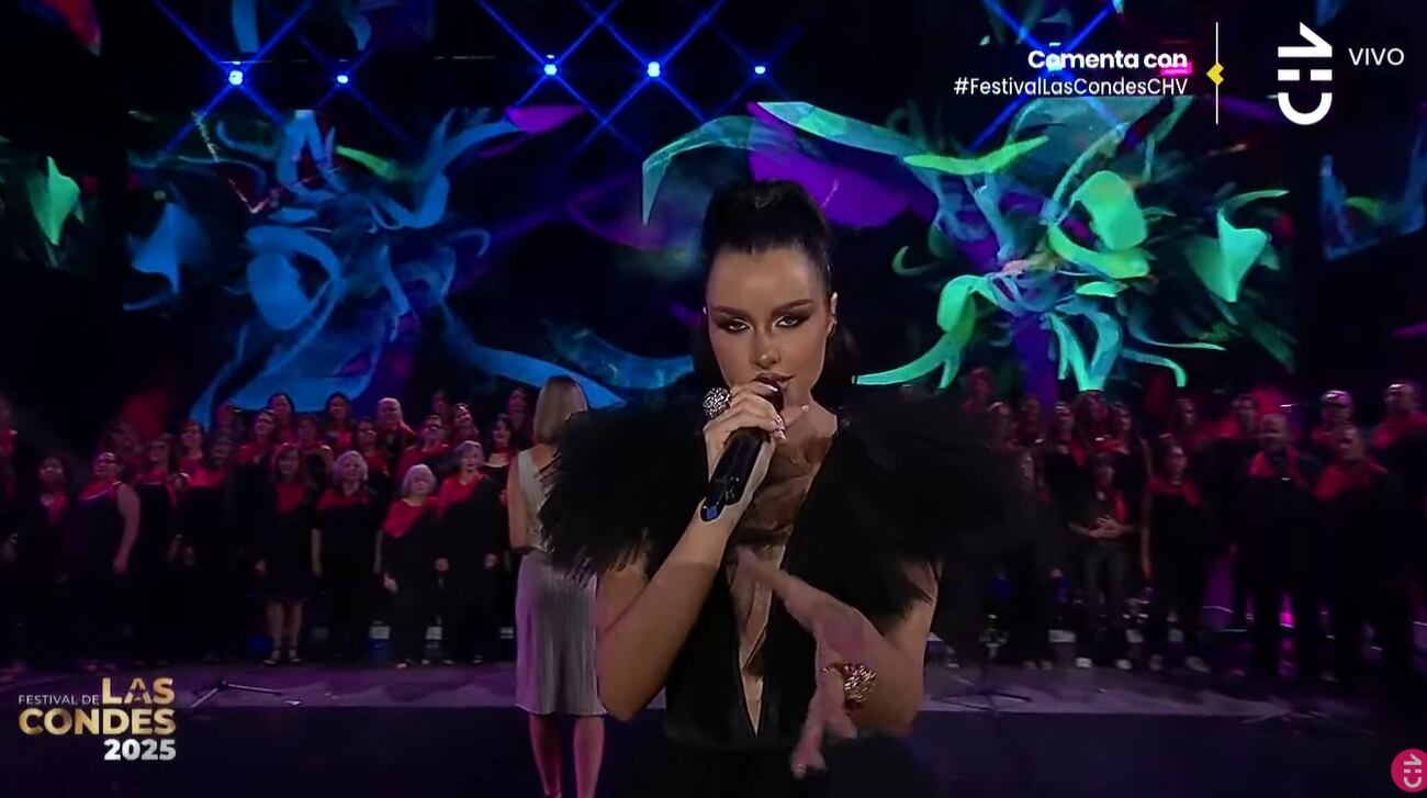 Emilia Dides y su homenaje a Zalo Reyes en el Festival de Las Condes | Captura de pantalla