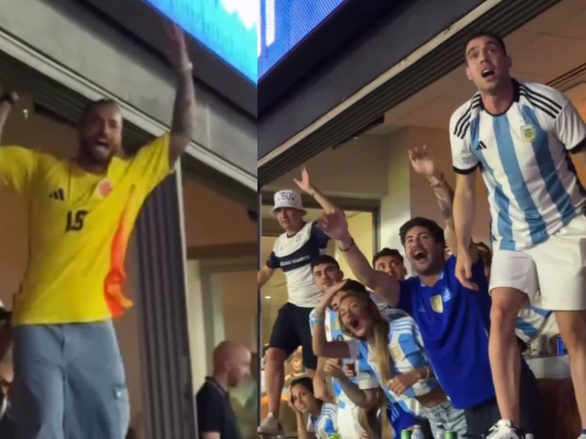 Maluma fue visto agarrándose a insultos con hinchas argentinos durante la final de la Copa América