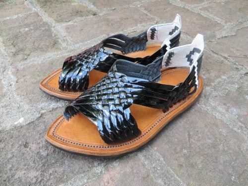 Sandalias originales de Oaxaca, México