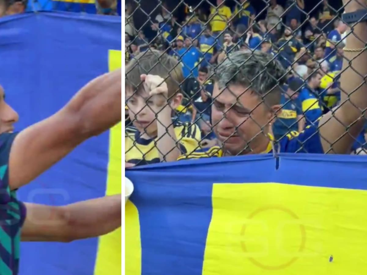 “No llores”: El reencuentro entre un exseleccionado chileno y un hincha de Boca que conmueve al fútbol argentino