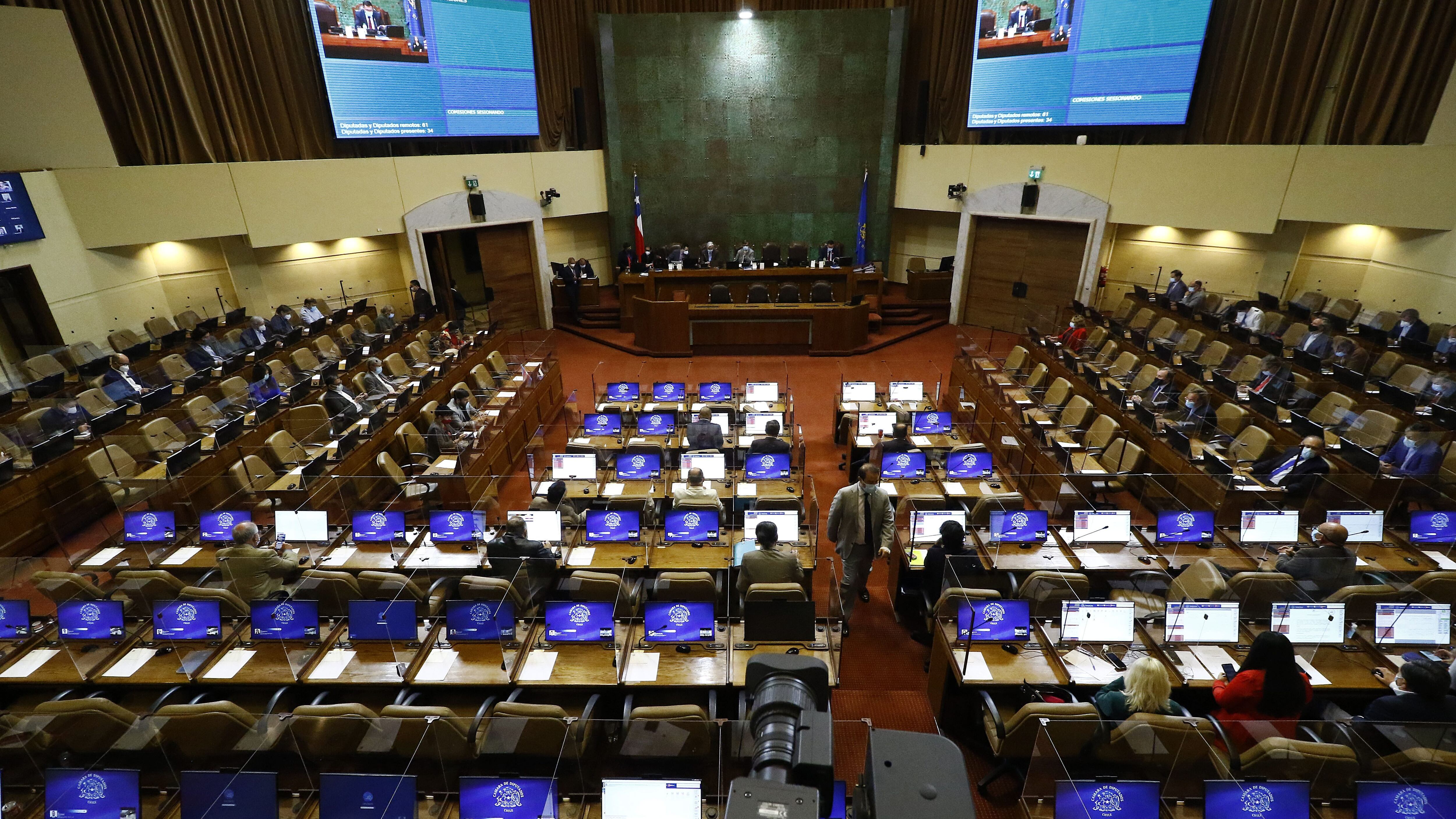 18 DE MARZO DE 2021/VALPARAISOVista general de la sesion de la Camara de Diputados.
FOTO: LEONARDO RUBILAR CHANDIA/AGENCIAUNO
