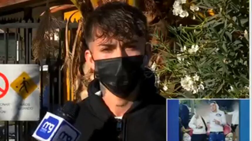 Amigo de joven asesinado en La Florida | Captura Mega