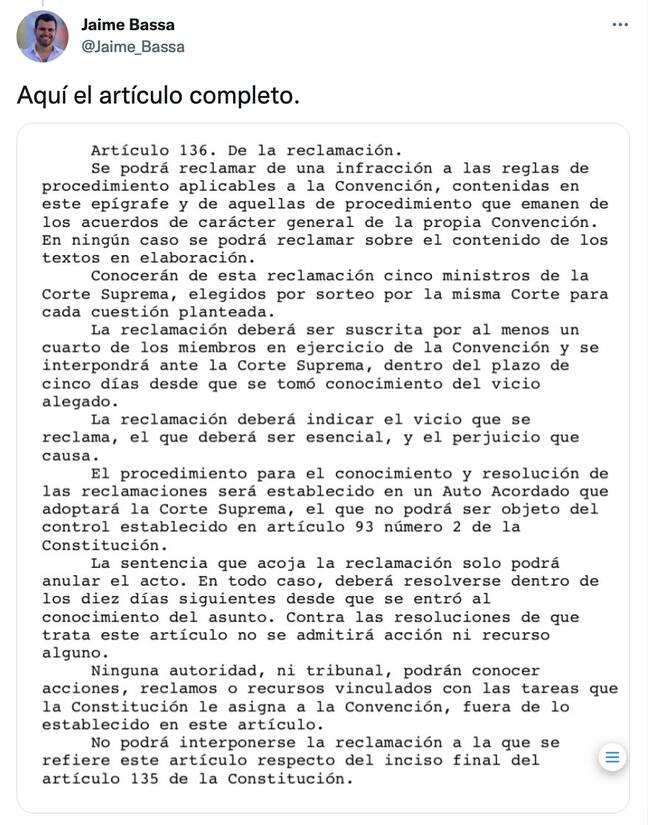 Elisa Loncon y Jaime Bassa rechazan recurso de protección de Vamos por Chile por «vulneración a sus libertades de expresión y de trabajo»