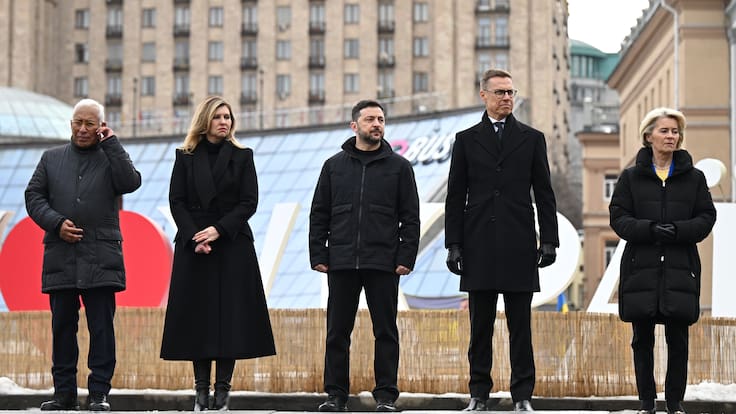 Ucrania conmemora el cuarto aniversario del inicio de la guerra con Rusia