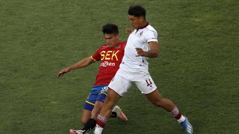 10 de Febrero de 2021/SANTIAGO Richard Paredes,durante el partido valido por la Trigsima fecha del Campeonato Nacional AFP Plan Vital 2020, entre Union Espaola vs Deporte La Serena, disputado en el Estadio Santa Laura.
FOTO:CRISTOBAL ESCOBAR/AGENCIAUNO