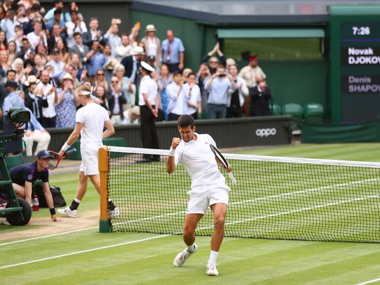 Novak Djokovic clasificó a la final de Wimbledon e irá por su titulo 20 de Grand Slam