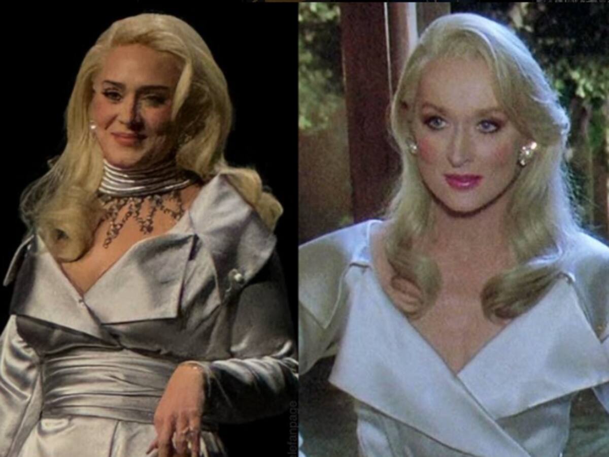 El emotivo encuentro de Adele y Meryl Streep en pleno concierto: cantante estaba vestida como icónico personaje de la actriz