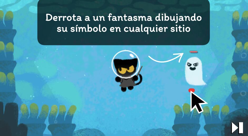 Doodle de Google por Halloween