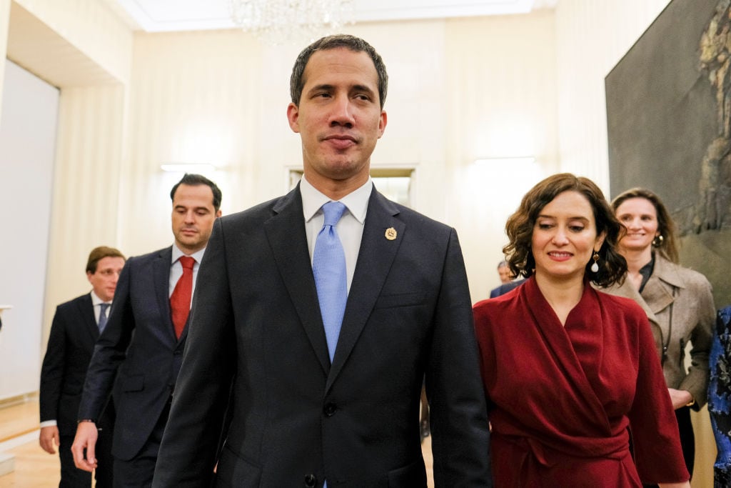 El opositor Juan Guaidó, quien fuera llamado presidente encargado