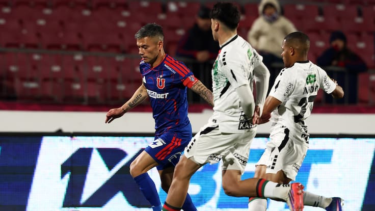 Terminaron sufriendo: La U lo pasó mal en el final, pero le ganó a Palestino en el Nacional