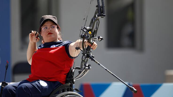 Mariana Zúñiga fue 15° en fase clasificatoria y ya tiene rival para la próxima ronda del para tiro con arco de París 2024