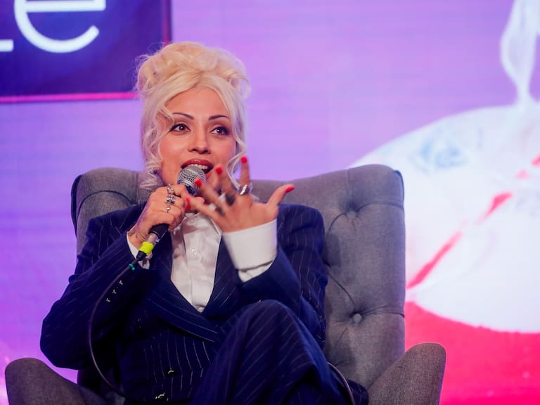 25 de febrero de 2026/VIÑA DEL MAR
La cantante Mon Laferte realiza su conferencia de prensa en el Hotel Sheraton, previo a su presentación en el Festival Internacional de la Canción de Viña del Mar.
FOTO: HANS SCOTT/AGENCIAUNO