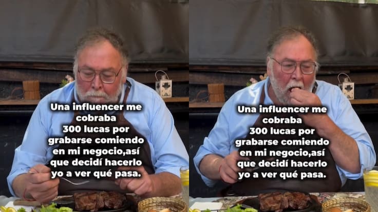 El nuevo ‘descargo’ de un dueño de restaurante contra los influencers en Chile: “Me cobraba 300 lucas por grabarse comiendo”
